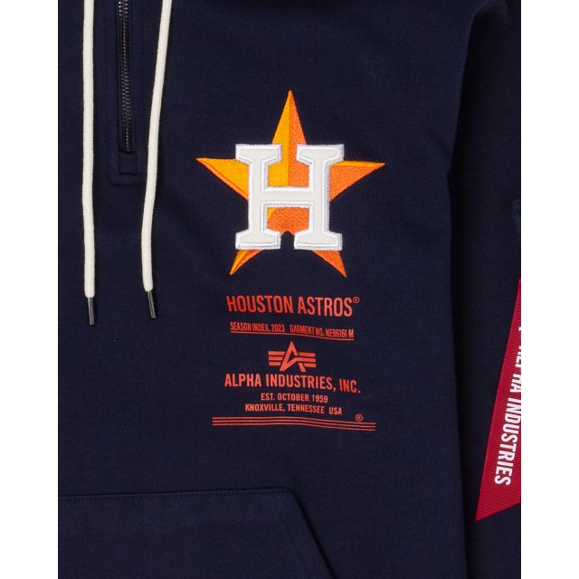 Alpha Industries X Houston Astros Zipper Hoodie sold by New Era product image thumbnail 3