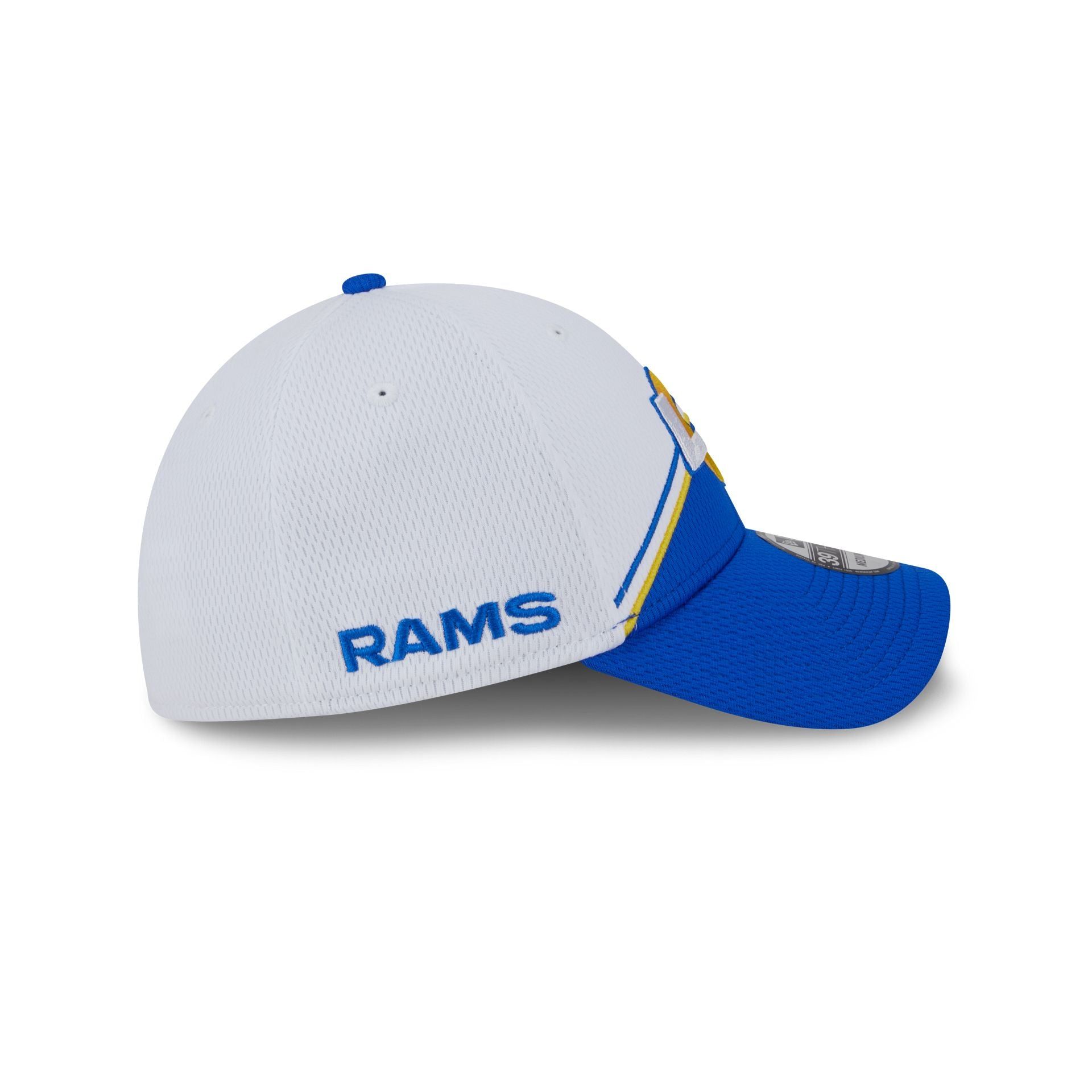 Los Angeles Rams 2023 Sideline White 39THIRTY Stretch Fit Hat sold by New Era product image thumbnail 4