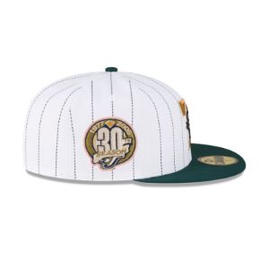 Just Caps White Pinstripe Toronto Blue Jays 59FIFTY Fitted sold by New Era