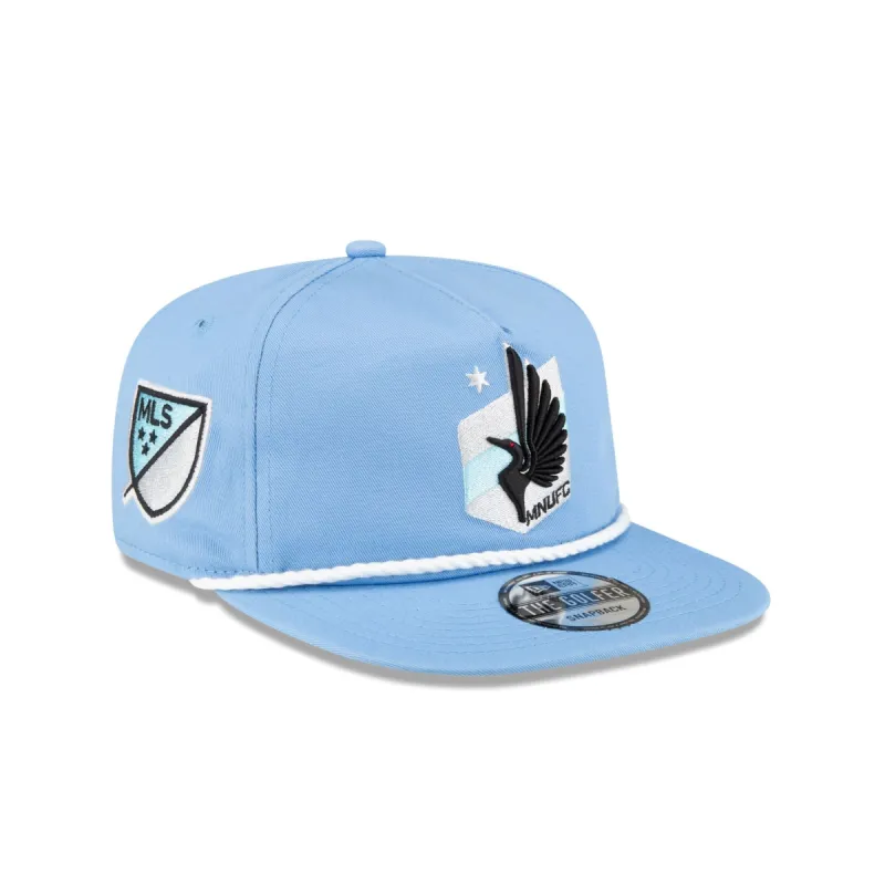 Minnesota United FC 2024 MLS Kickoff Golfer Hat sold by New Era