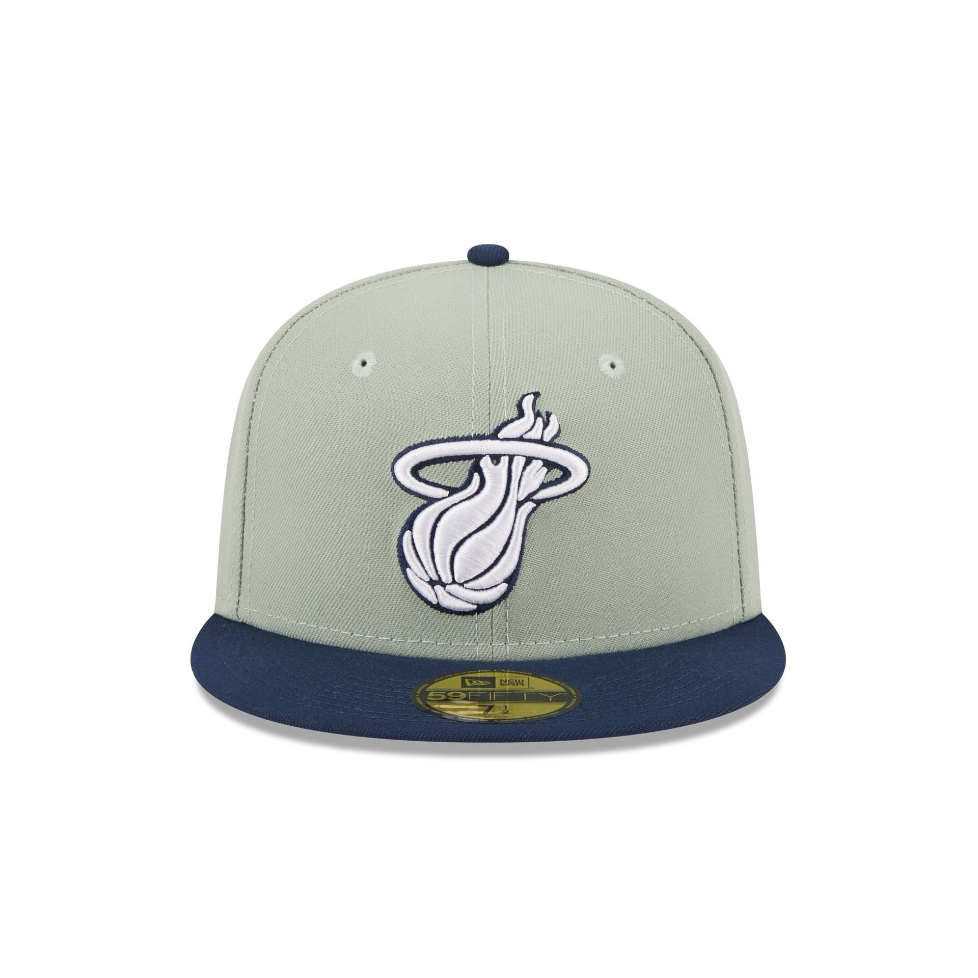 Miami Heat Color Pack Green 59FIFTY Fitted Hat sold by New Era product image thumbnail 2