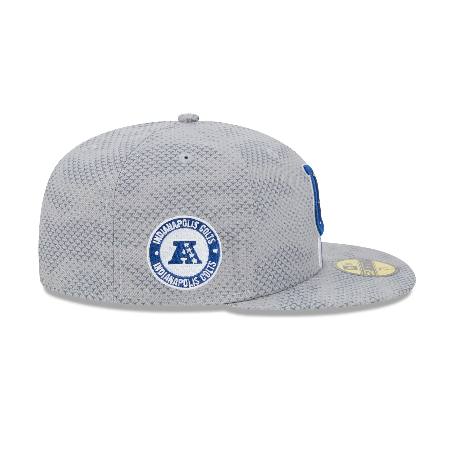 Indianapolis Colts 2024 Sideline Gray 59FIFTY Fitted Hat sold by New Era product image thumbnail 4