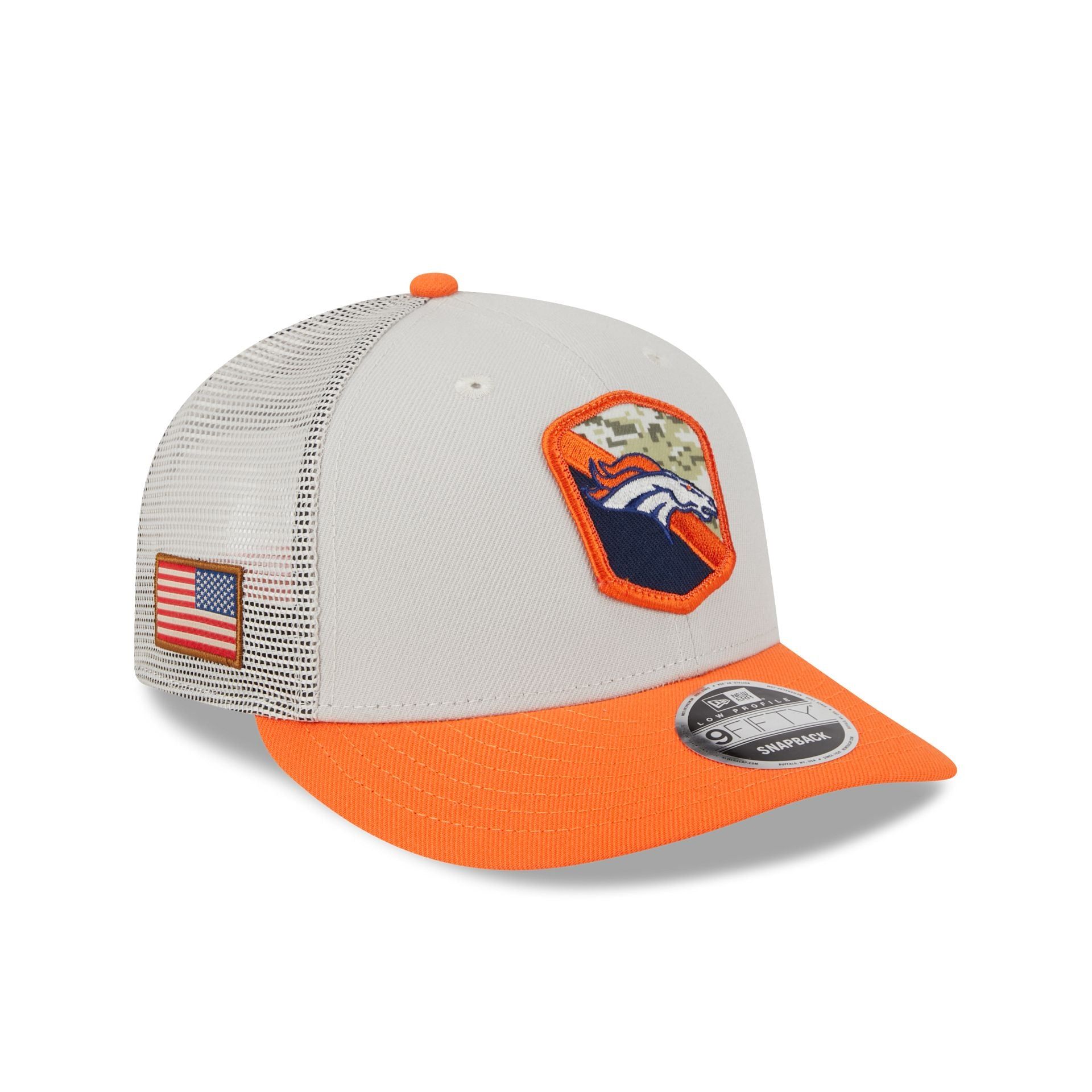 Denver Broncos 2023 Salute to Service Low Profile 9FIFTY Snapback Hat sold by New Era