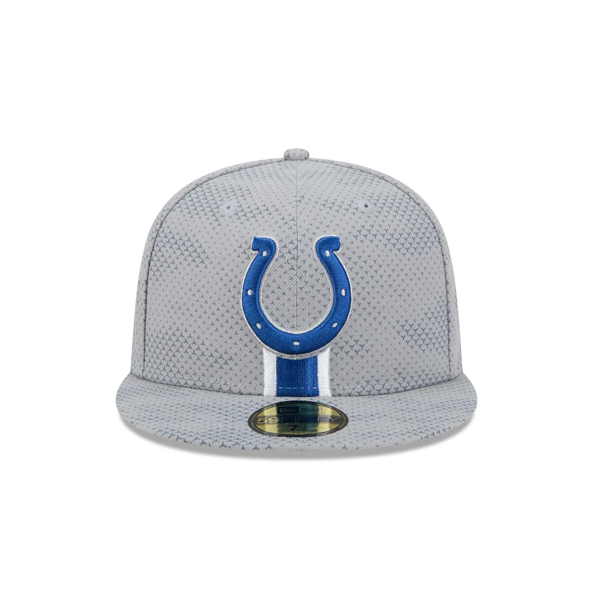 Indianapolis Colts 2024 Sideline Gray 59FIFTY Fitted Hat sold by New Era product image thumbnail 2