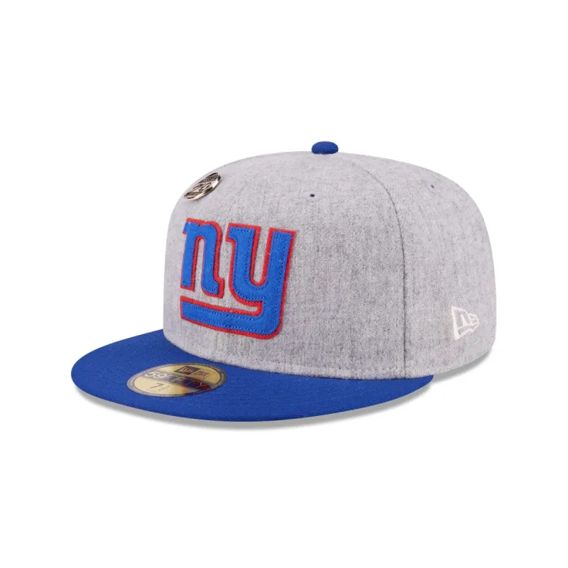 New York Giants 70th Anniversary Gray 59FIFTY Fitted Hat sold by New Era