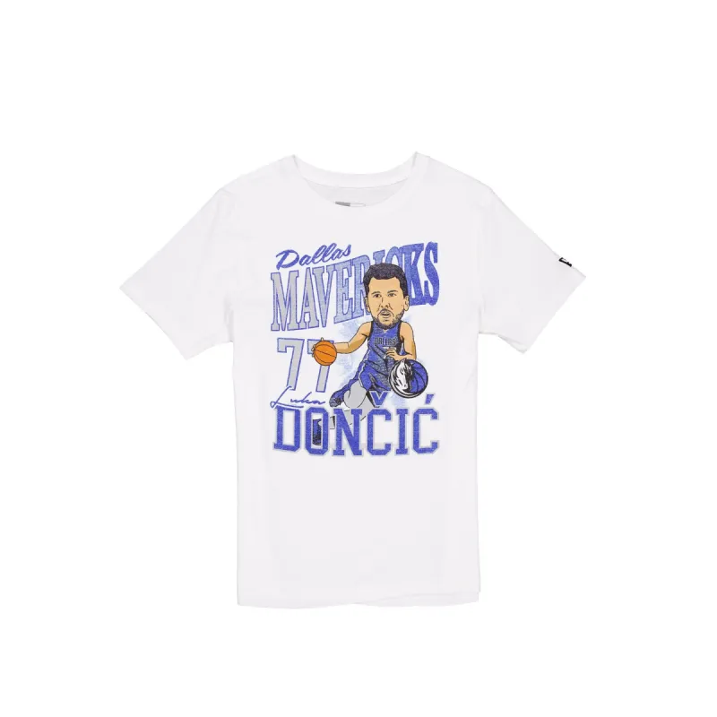 Dallas Mavericks Luka Doncic Caricature T-Shirt made by New Era