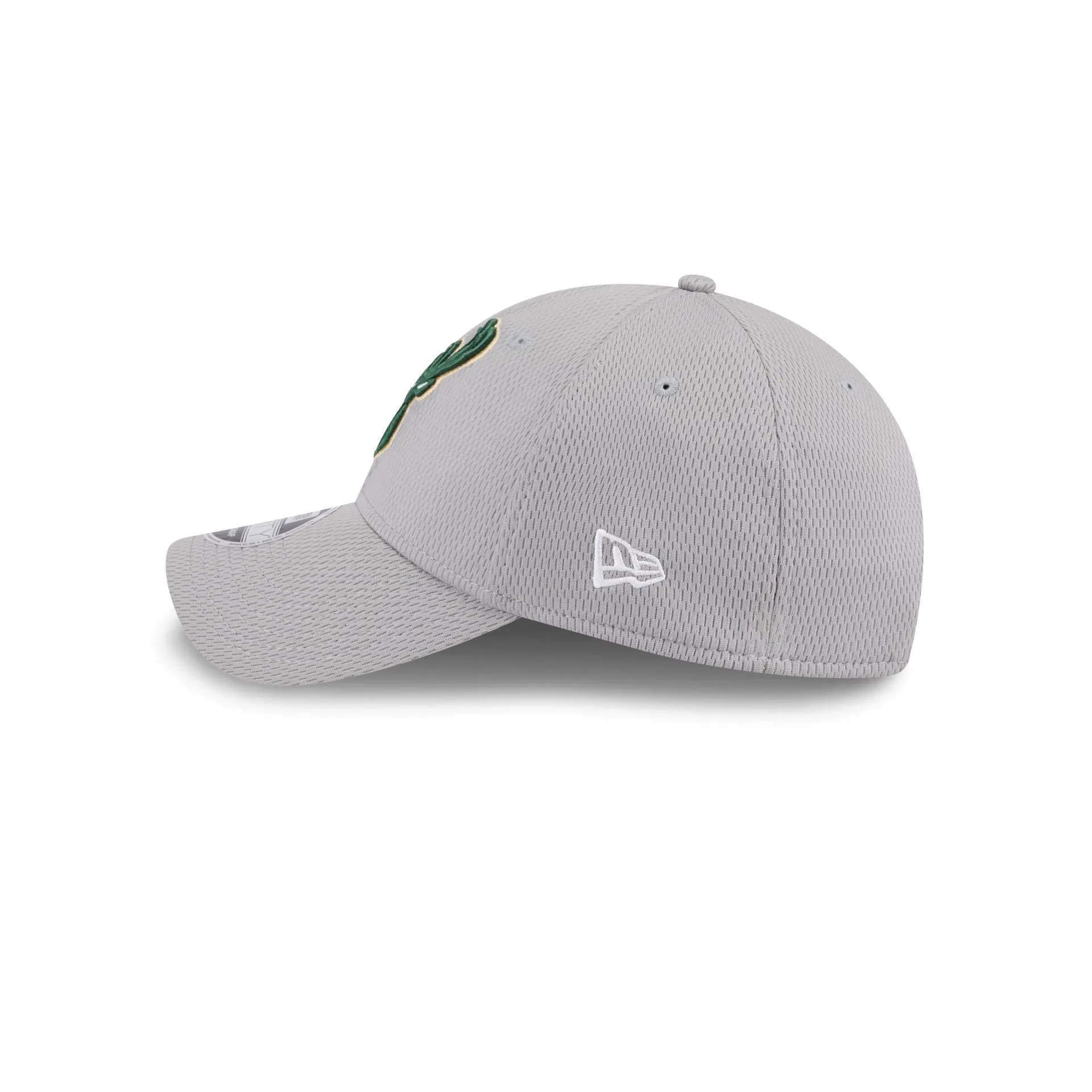 Milwaukee Bucks Gray 9FORTY Stretch-Snap Hat sold by New Era product image thumbnail 4