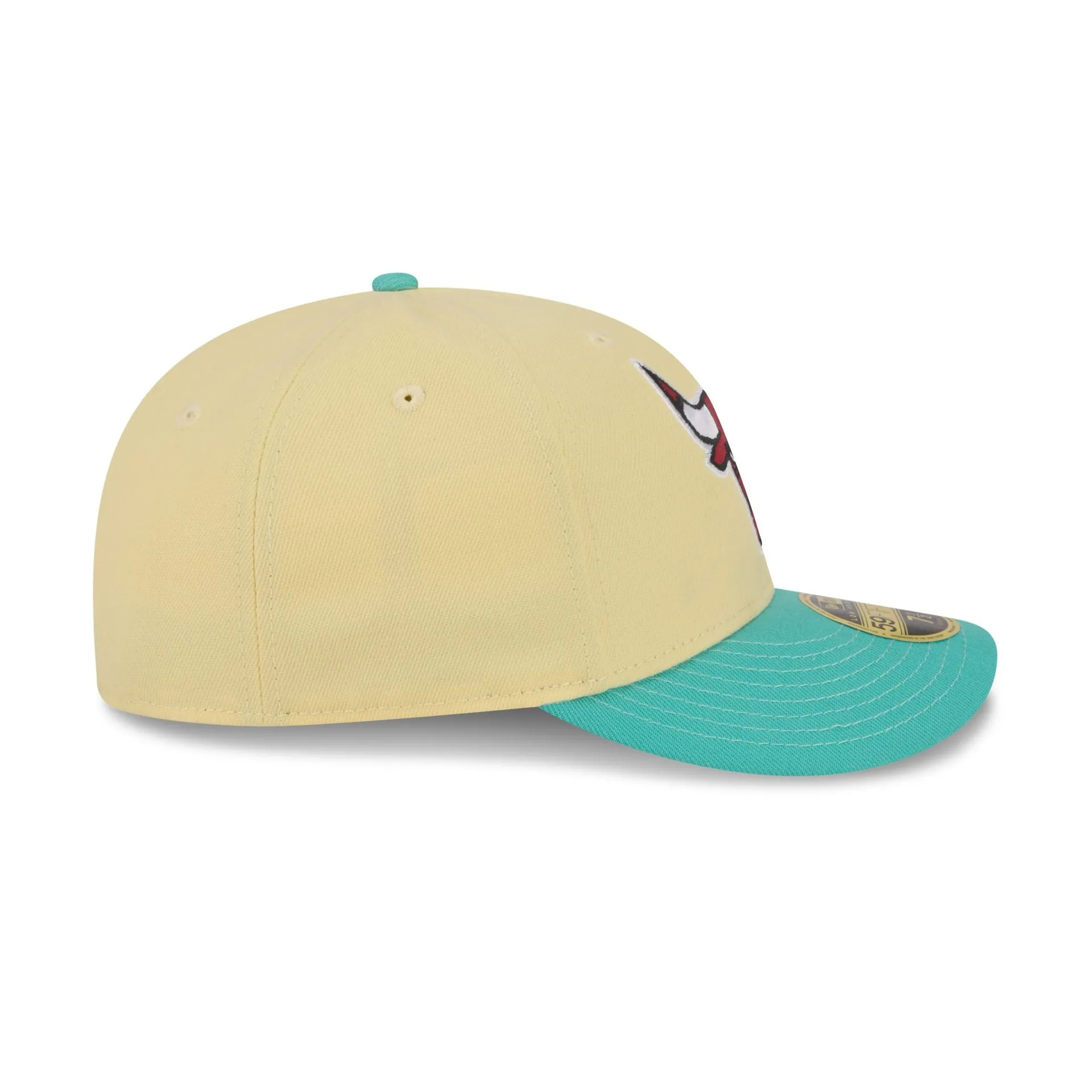 Chicago Bulls Soft Yellow Low Profile 59FIFTY Fitted Hat sold by New Era product image thumbnail 5