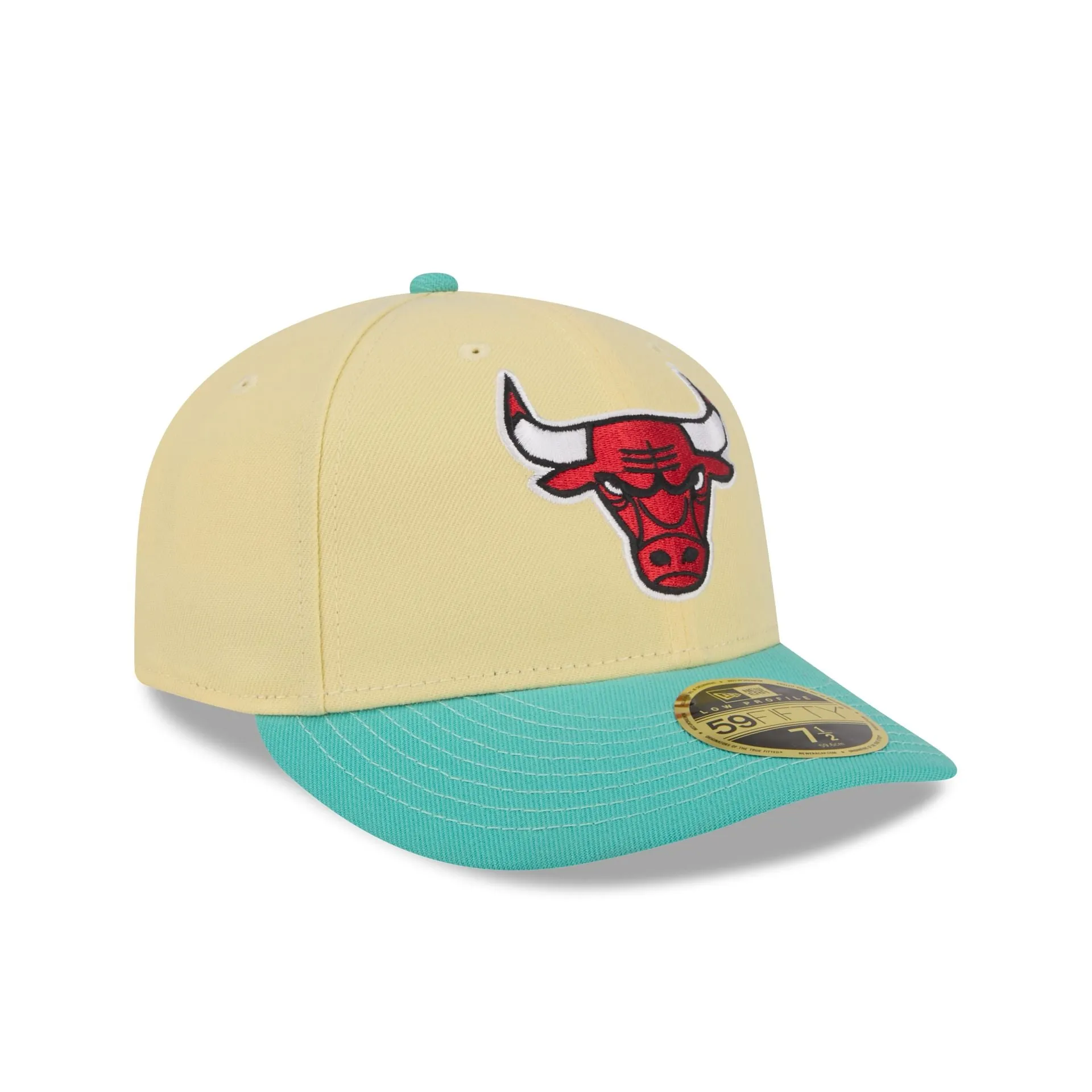 Chicago Bulls Soft Yellow Low Profile 59FIFTY Fitted Hat sold by New Era product image thumbnail 3