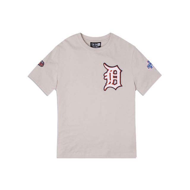 Detroit Tigers Logo Select Chrome T-Shirt sold by New Era