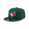 OVO X Toronto Blue Jays Green 59FIFTY Fitted Hat sold by New Era