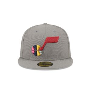 Utah Jazz Color Pack Gray 59FIFTY Fitted Hat sold by New Era