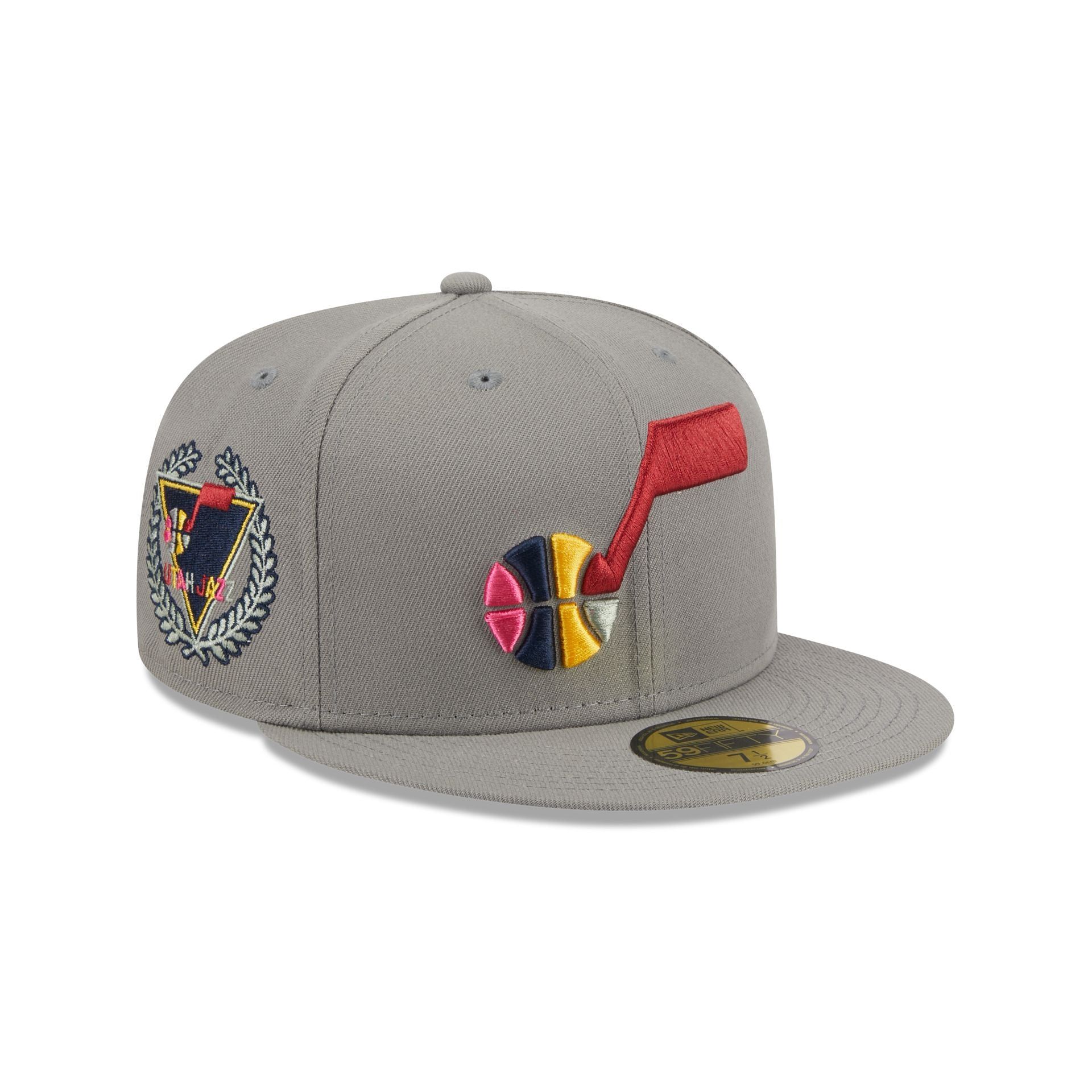 Utah Jazz Color Pack Gray 59FIFTY Fitted Hat sold by New Era
