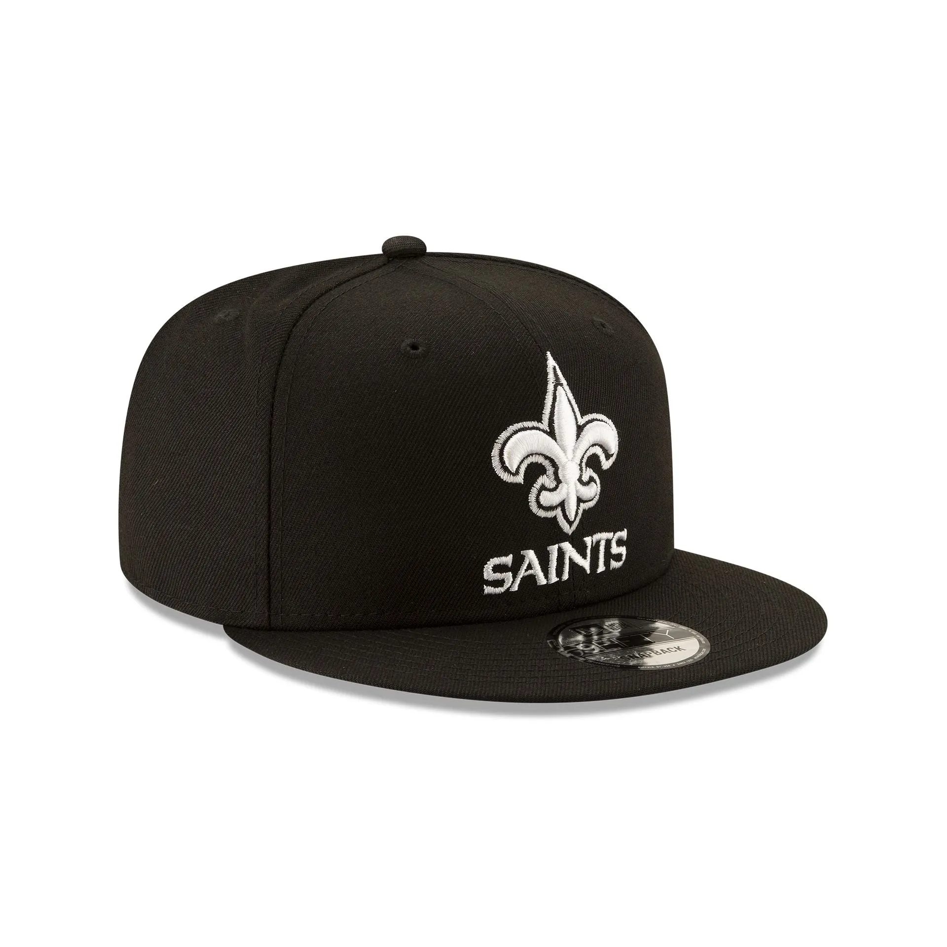 New Orleans Saints Basic Black & White 9FIFTY Snapback Hat sold by New Era product image thumbnail 3