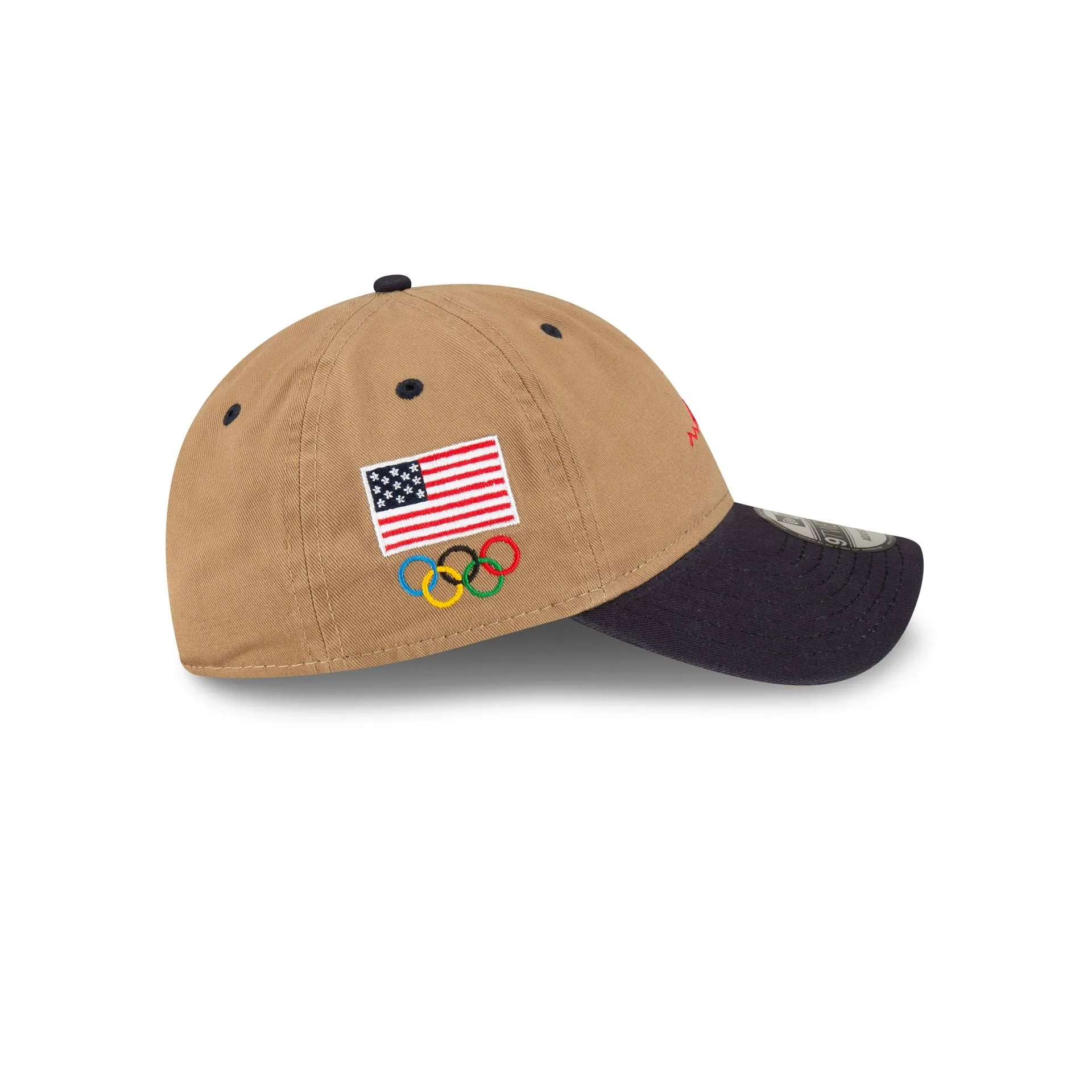 Team USA Swimming Khaki 9TWENTY Adjustable Hat sold by New Era product image thumbnail 4