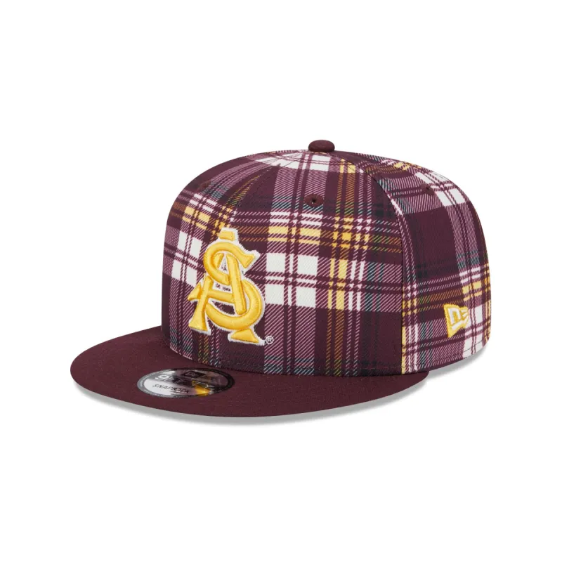 Arizona State Sun Devils Plaid 9FIFTY Snapback Hat sold by New Era