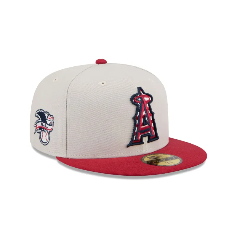 Los Angeles Angels Independence Day 2024 59FIFTY Fitted Hat sold by New Era