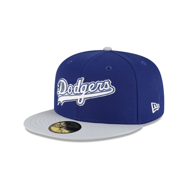 Just Caps Gray Visor Los Angeles Dodgers 59FIFTY Fitted Hat sold by New Era product image thumbnail 3