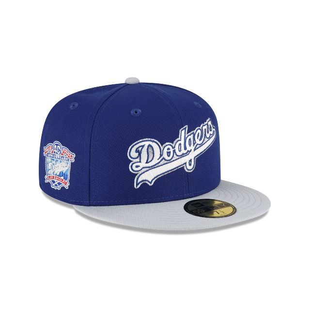 Just Caps Gray Visor Los Angeles Dodgers 59FIFTY Fitted Hat sold by New Era