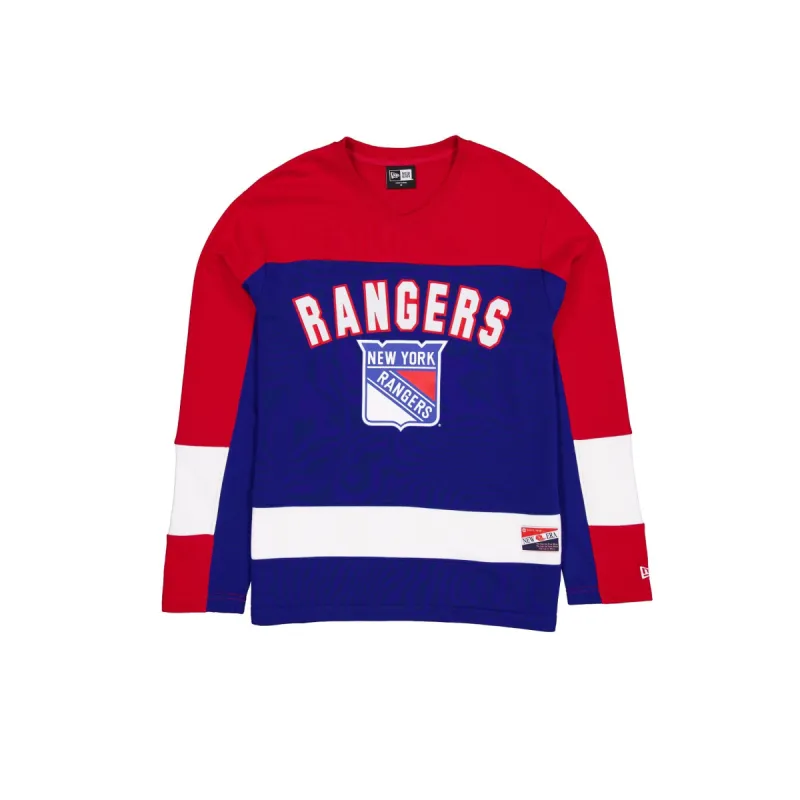 New York Rangers Throwback Long Sleeve T-Shirt sold by New Era