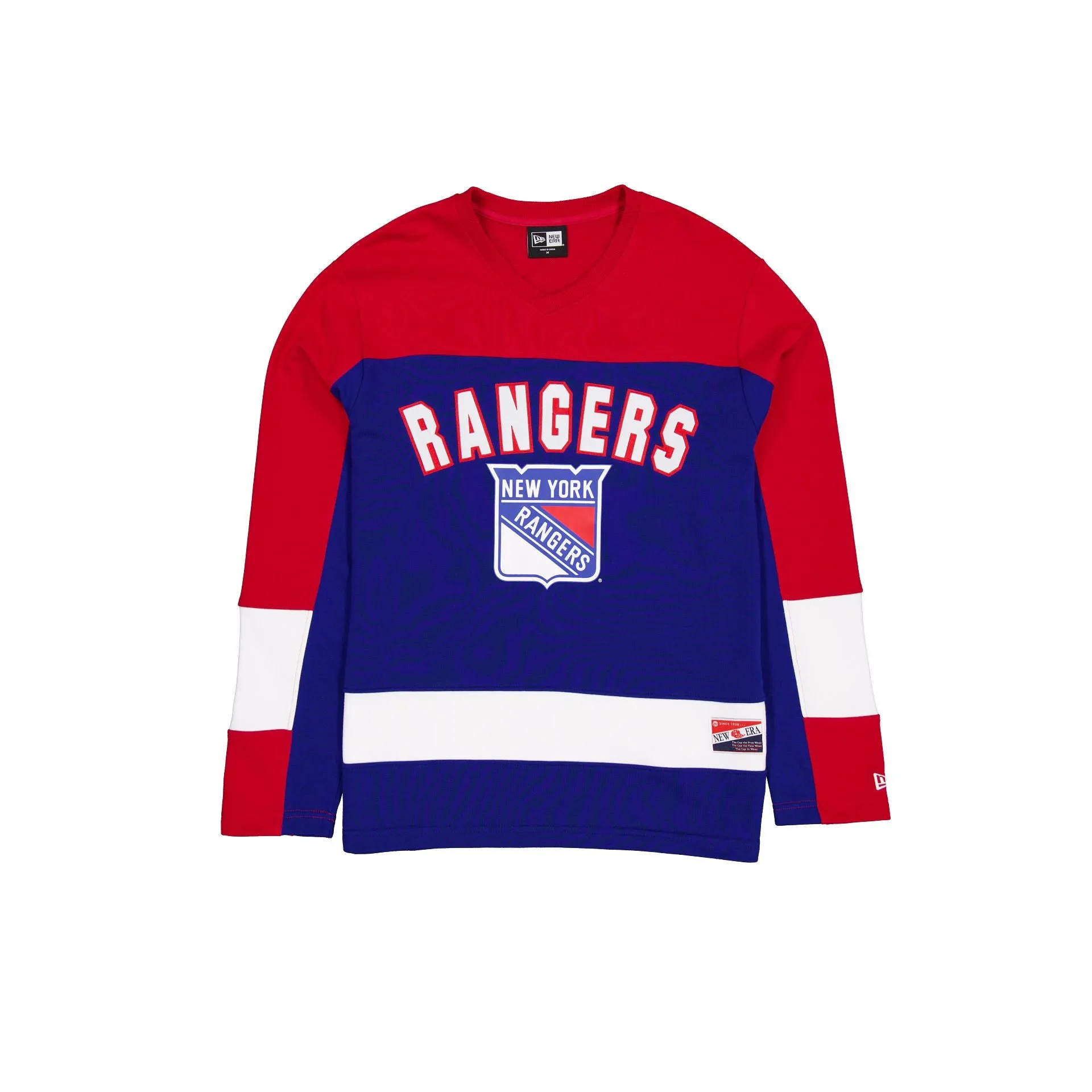 New York Rangers Throwback Long Sleeve T-Shirt sold by New Era