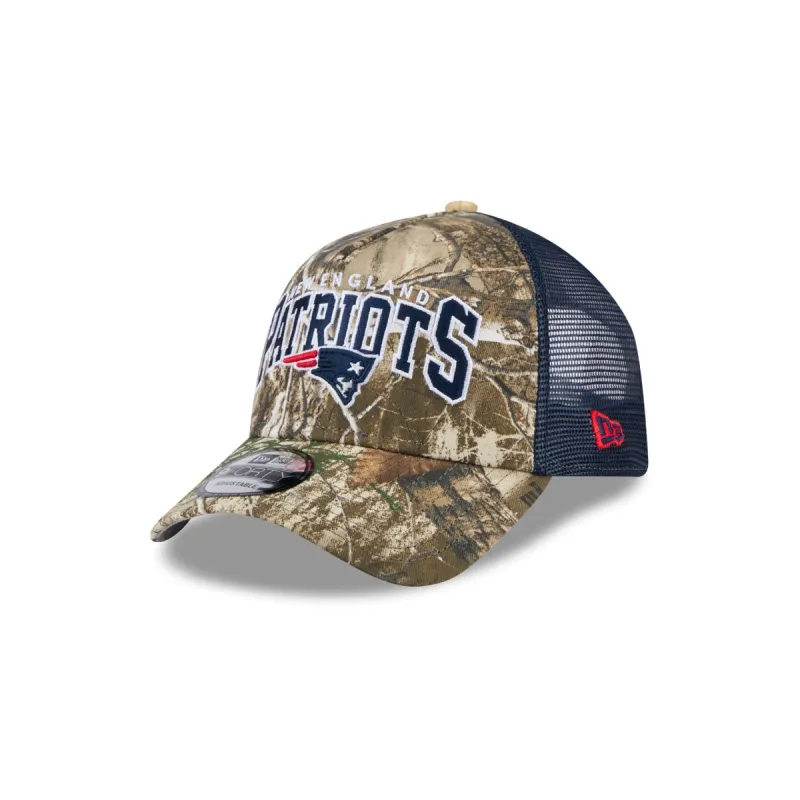 New England Patriots Active 9FORTY A-Frame Trucker Hat sold by New Era