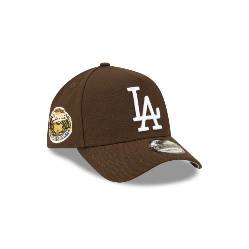 Los Angeles Dodgers Color Flip Brown 9FORTY A-Frame Snapback Hat sold by New Era