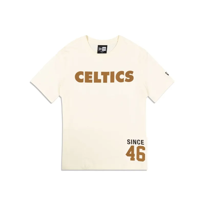 Boston Celtics Cord White T-Shirt sold by New Era