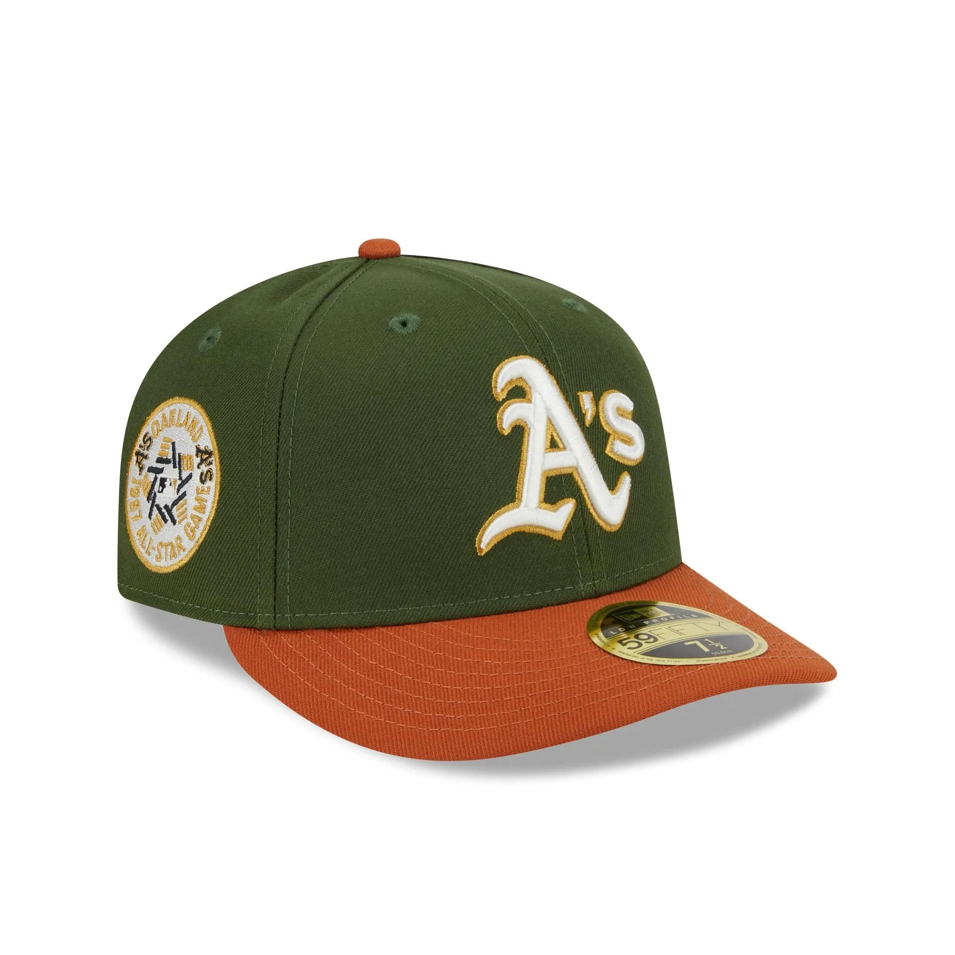 Oakland Athletics Scarlet Low Profile 59FIFTY Fitted Hat sold by New Era