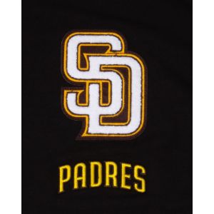 San Diego Padres Logo Select Black Hoodie sold by New Era