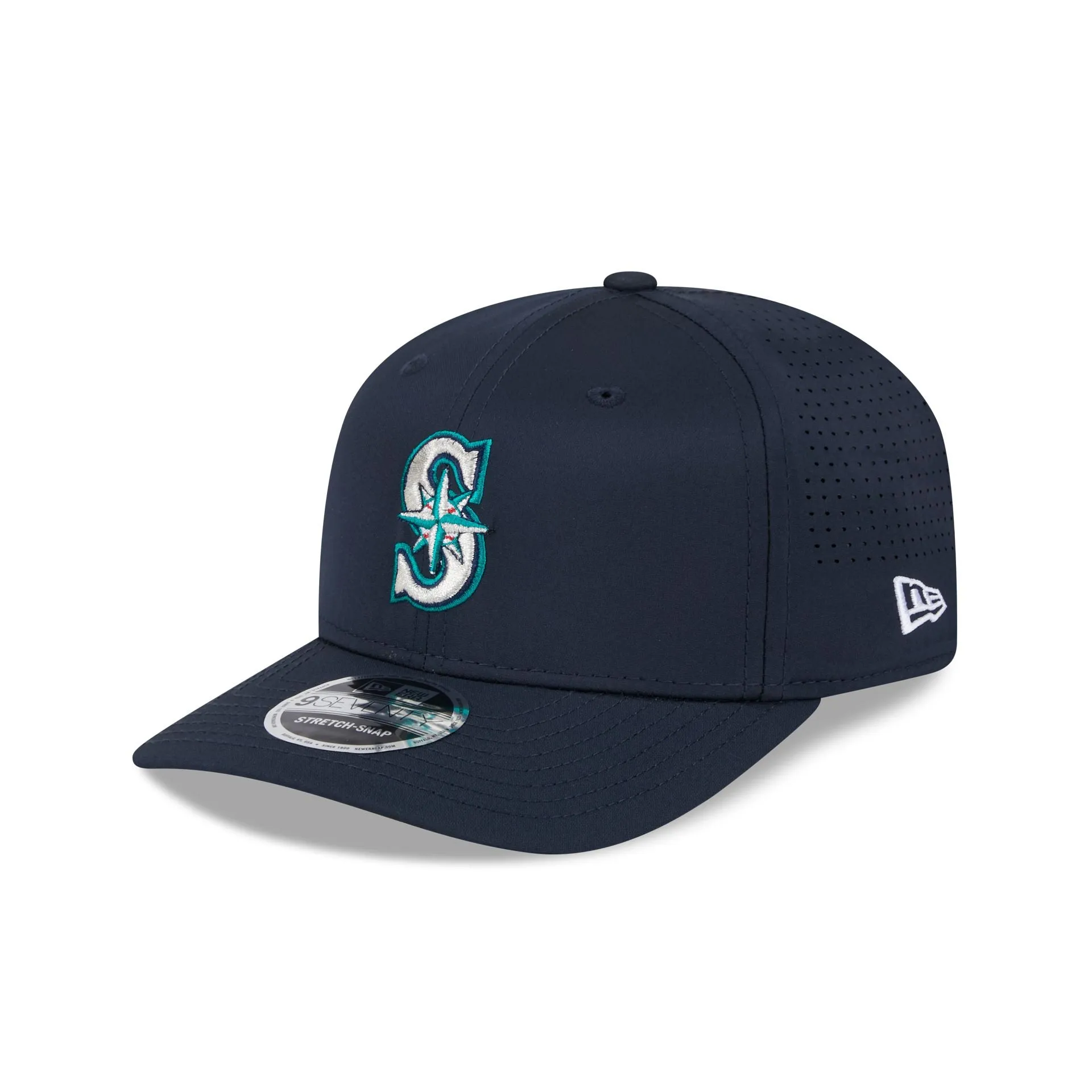 Seattle Mariners Perform 9SEVENTY Stretch-Snap Hat sold by New Era