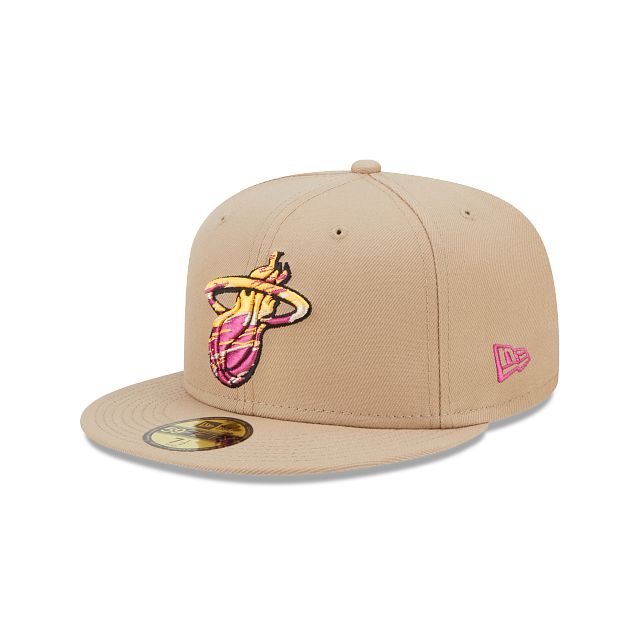 Miami Heat Team Neon 59FIFTY Fitted Hat sold by New Era
