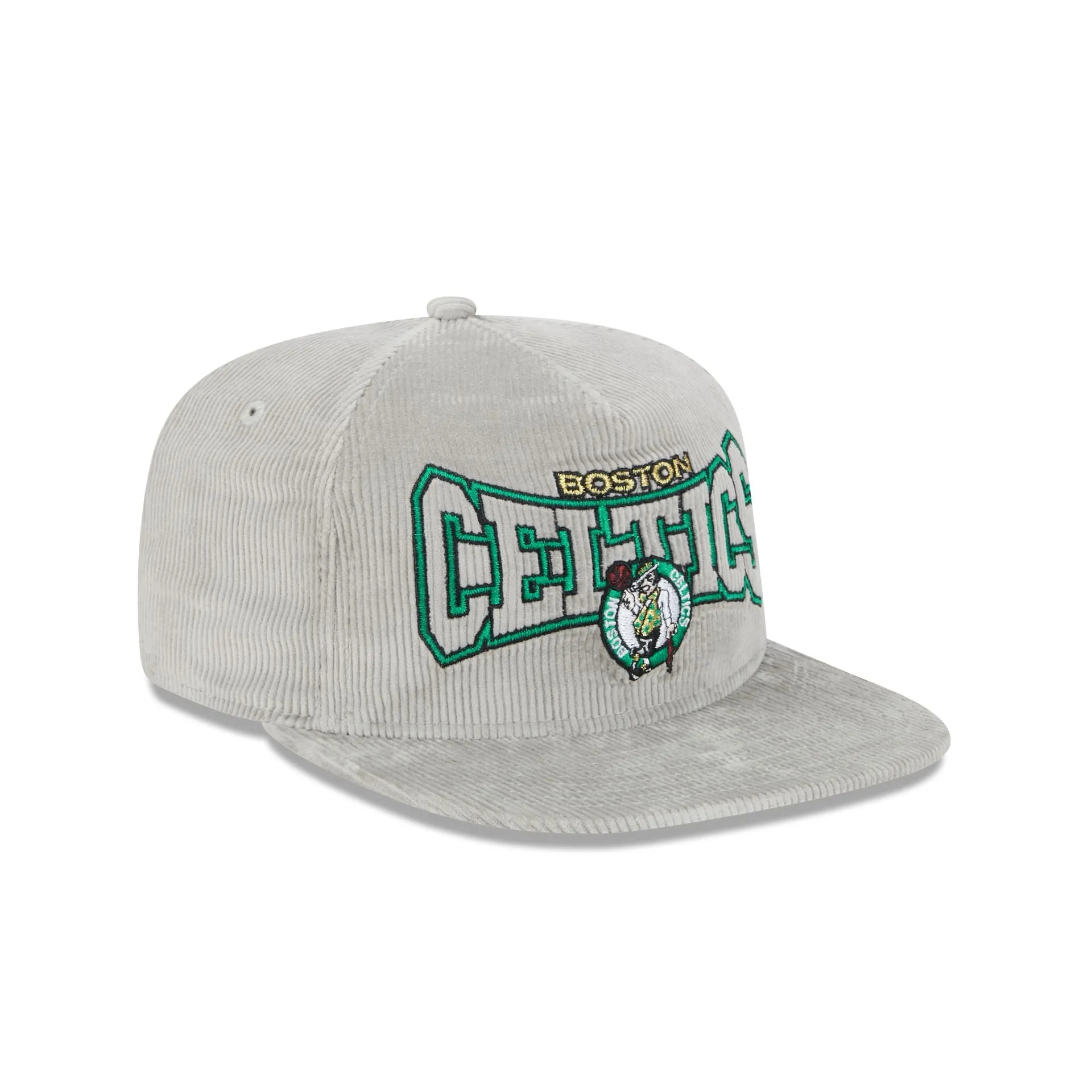 Boston Celtics Gray Cord Golfer Hat sold by New Era product image thumbnail 3