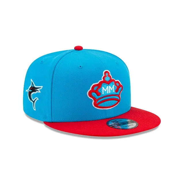 Miami Marlins City Connect 9FIFTY Snapback Hat sold by New Era