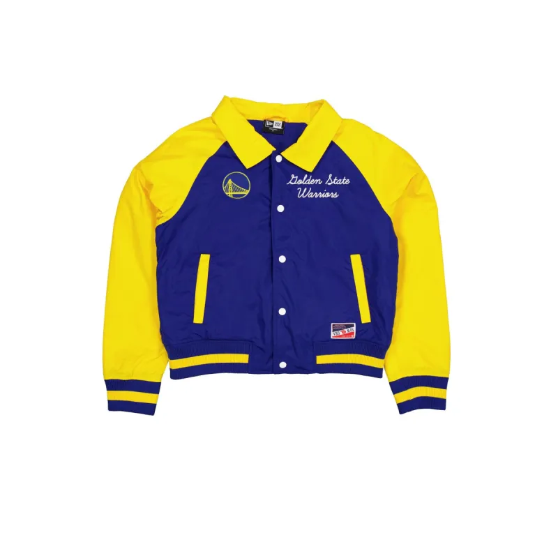 Golden State Warriors Throwback Women's Jacket sold by New Era