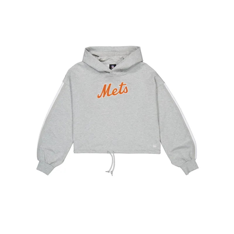 New York Mets Gray Logo Select Women's Hoodie sold by New Era