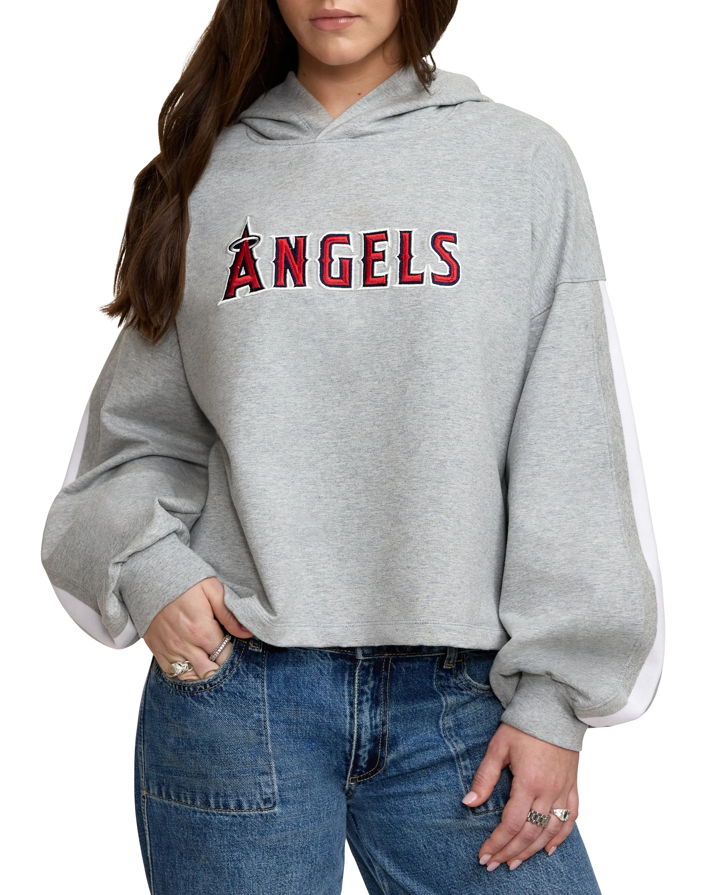 New York Mets Gray Logo Select Women's Hoodie sold by New Era product image thumbnail 2