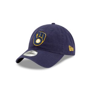Milwaukee Brewers Core Classic Blue 9TWENTY Adjustable Hat sold by New Era