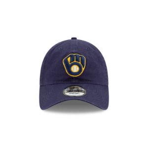Milwaukee Brewers Core Classic Blue 9TWENTY Adjustable Hat sold by New Era