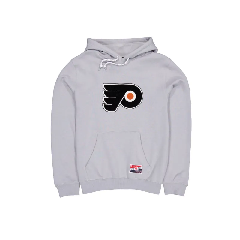 Philadelphia Flyers Throwback Gray Hoodie sold by New Era