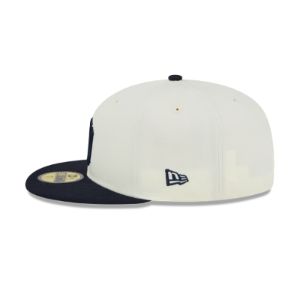 New York Yankees Throwback White 59FIFTY Fitted Hat sold by New Era