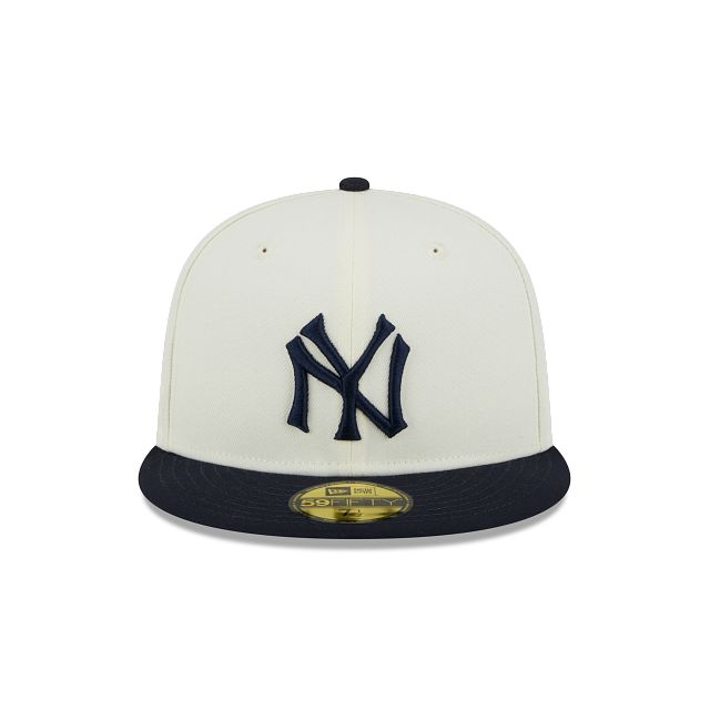 New York Yankees Throwback White 59FIFTY Fitted Hat sold by New Era product image thumbnail 2