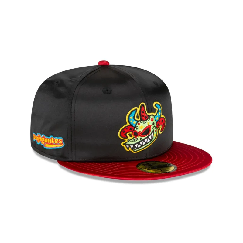 Scranton Wilkes-Barre RailRiders Black Satin 59FIFTY Fitted Hat sold by New Era