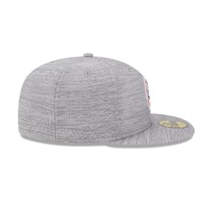 Houston Astros 2023 Clubhouse Gray 59FIFTY Fitted Hat sold by New Era