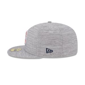 Houston Astros 2023 Clubhouse Gray 59FIFTY Fitted Hat sold by New Era