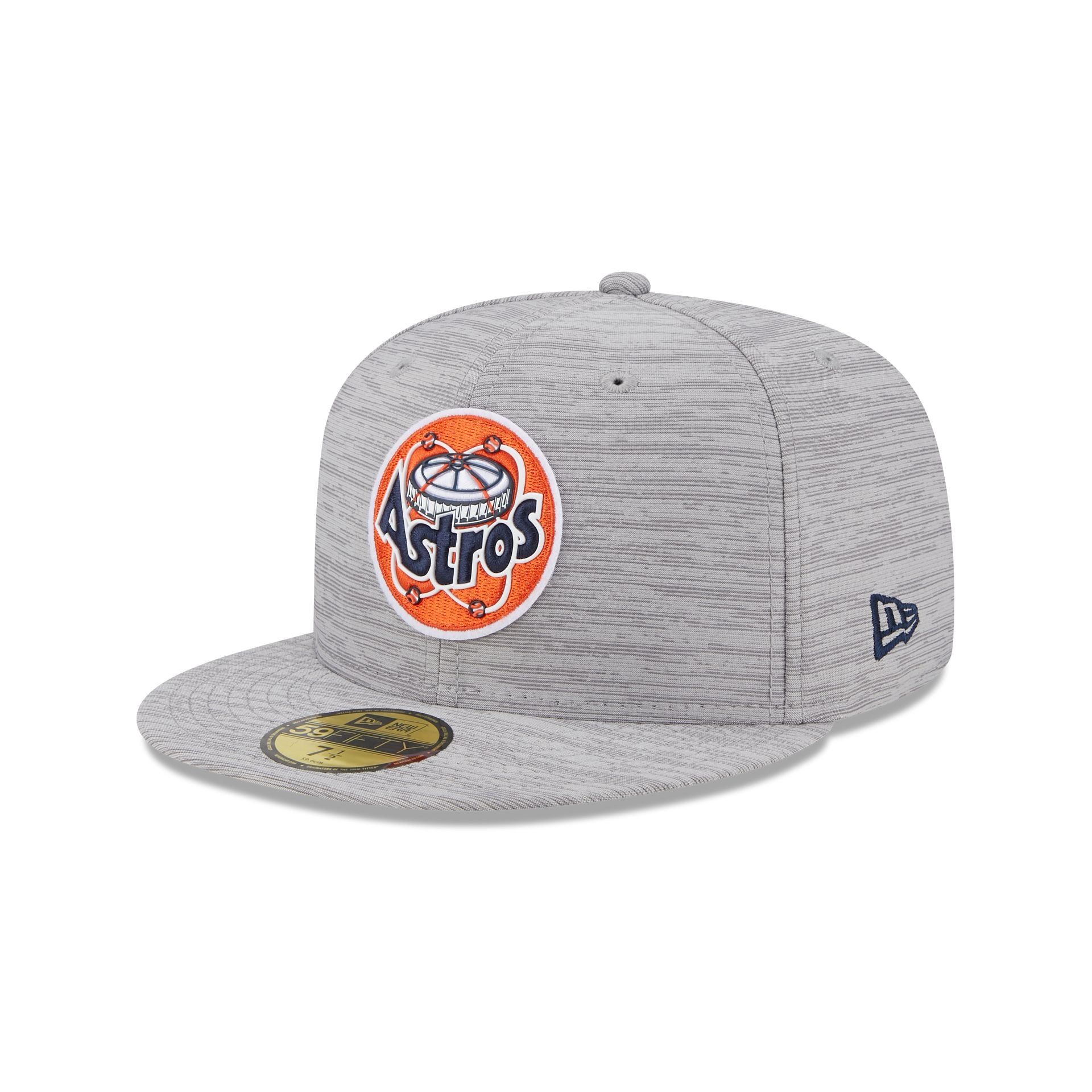 Houston Astros 2023 Clubhouse Gray 59FIFTY Fitted Hat sold by New Era