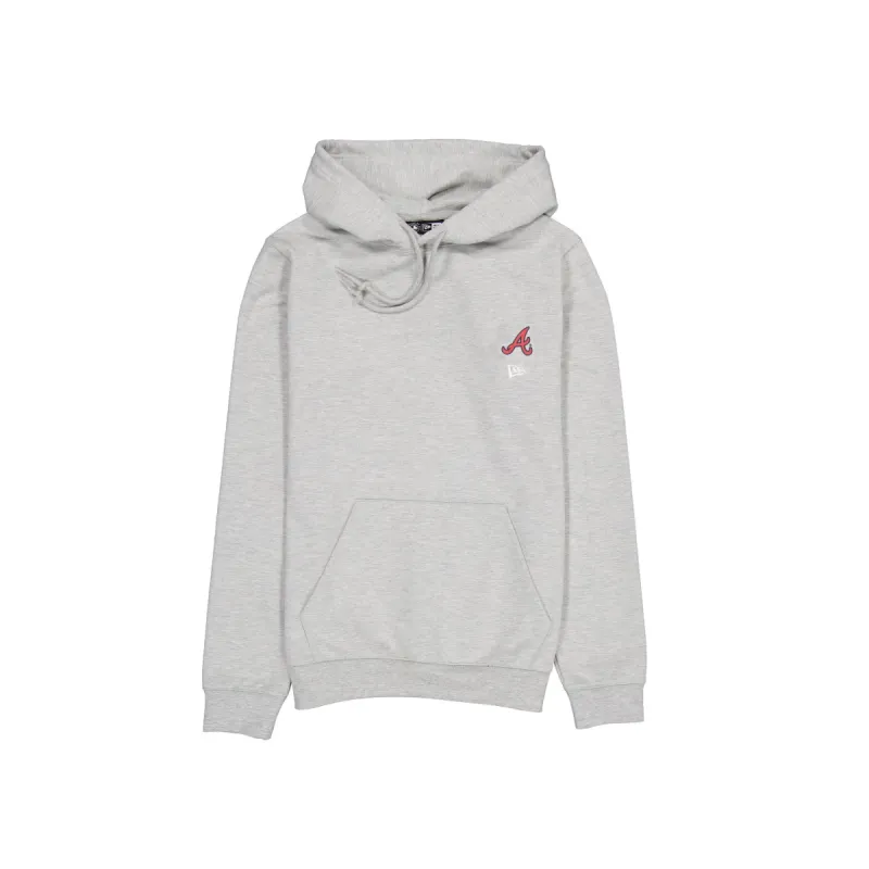 Atlanta Braves Logo Essentials Gray Hoodie sold by New Era
