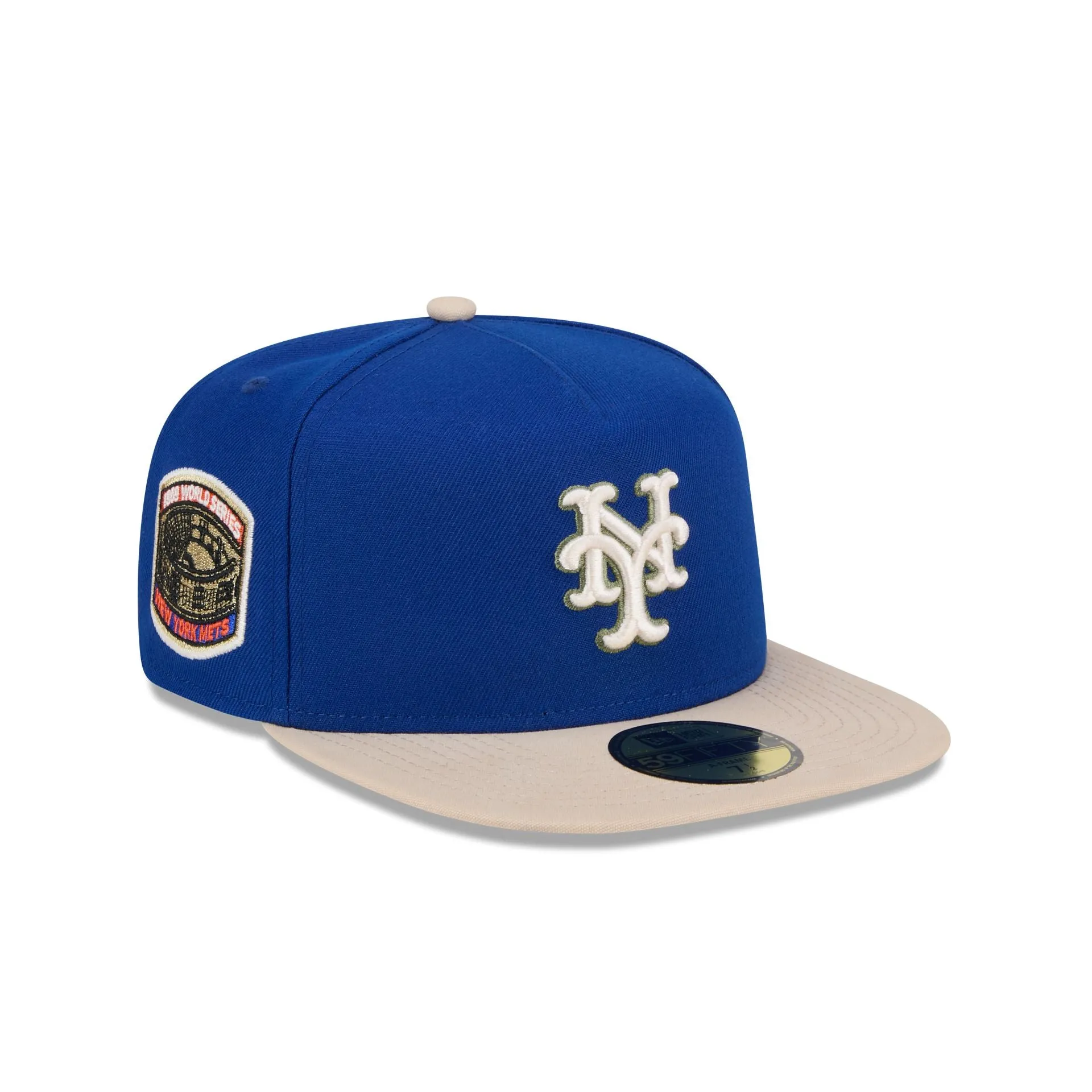 New York Mets Canvas 59FIFTY A-Frame Fitted Hat sold by New Era
