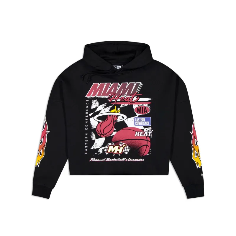 Miami Heat 2024 Rally Drive Women's Hoodie sold by New Era