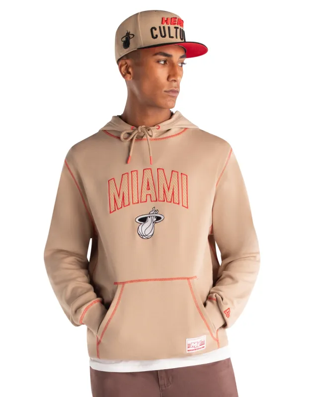 Miami Heat 2023 City Edition Tan Hoodie sold by New Era